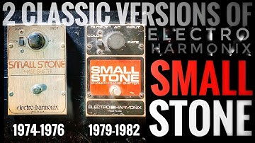 Small Stone Version 1 vs Version 3 - Vintage Electro Harmonix Phaser Comparison