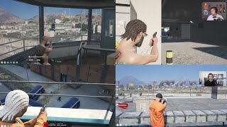 CG Get Into a Shootout With PD In Prison (Multi POV) | NoPixel 4.0 GTA RP