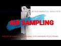 Cev444 exp 1a air sampling using hivol 3000