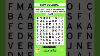 SOPA De LETRAS /Juegos para ADULTO MAYOR / Cogni Quiz / Niveles: FACIL, MEDIO, DIFICIL screenshot 3