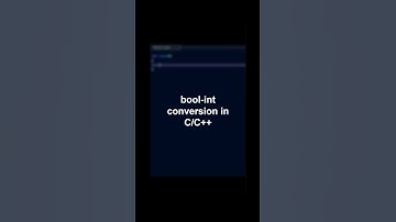 bool-int conversion in C/C++