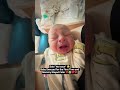 Said “No Issue” 😂Baby Sneezed for the First Time and Mommy Stayed Calm ❤️#cute #babygirl#newbornbaby