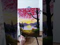 🌅🎨 Capturing the magic of a peaceful sunset with every brushstroke. #painting #art