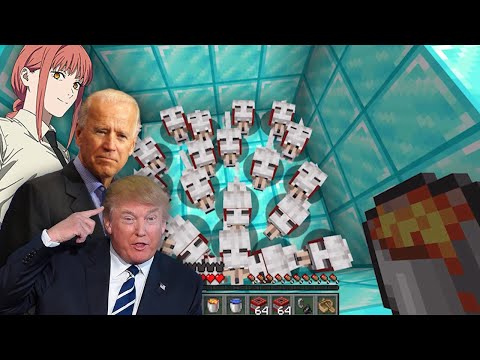 BIDEN AND TRUMP GRIEF MAKIMA'S MINECRAFT DOGS