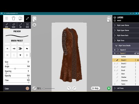 Pocket Styler Studio Tool - Painting Fur