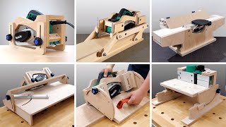 Electric hand planer hack / 6 ways rig system