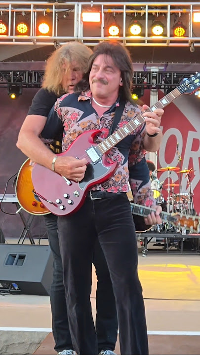 Epic Guitar Battle at Mentor Rocks! Don’t Look Back,  Tears It Up Live at the Amphitheater! #guitar