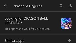 problem solved watch this video to play dragon ball legends with your current device #gaming screenshot 3