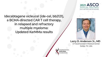 Idecabtagene vicleucel, a BCMA-directed CAR T cell therapy, in RRMM: Updated KarMMa results
