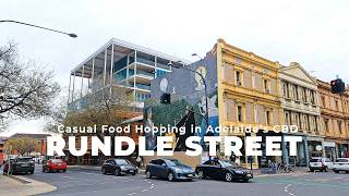 Slow Day in Adelaide CBD | Casual Food Hopping Around Rundle Street | TRAVEL VLOG