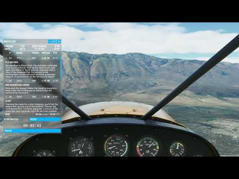 Microsoft Flight Simulator 2020 - Nevada Bush Trip - Leg 14 - Lackerman ...