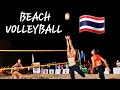 BEACH VOLLEYBALL IN THAILAND. AT PAYOON STREET FOOD FESTIVAL. #thailandvolleyball