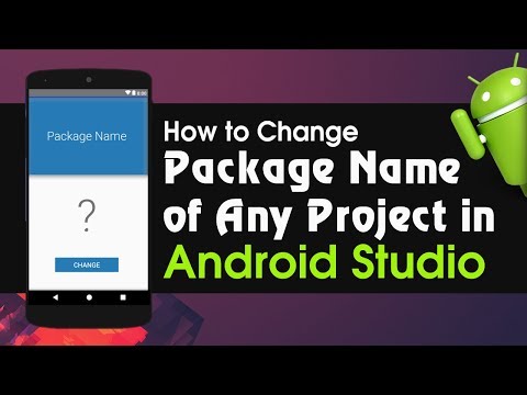 Android Studio Tutorial - Hoe Change Package naam van een Project