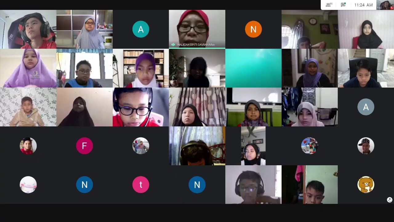 Live  : Google Meet : Bahasa Melayu Tahun 5 EFEKTIF SKKGV 2021