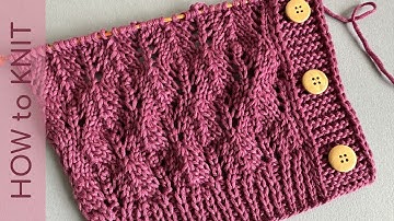 🧶 Маджента Магия: Вязание Красивого Ажурного Узора 💜Magenta Magic: Knitting a Beautiful Lace Pattern