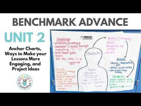Unit 2 Benchmark Advance - Anchor Chart, Project Ideas, & FUN