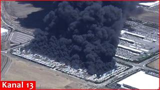 Fire destroys medical equipment warehouse in California and prompts evacuations at nearby facilities