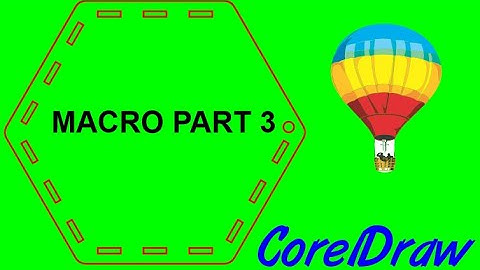 Corel draw Tips & Tricks Macro to Change the size of some Objects Part 3