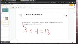 Multiplicative Comparisons