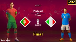 FIFA 23 | PORTUGAL vs. ITALY | RONALDO vs. VERRATTI | FIFA WORLD CUP FINAL | [4K]