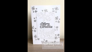 Clean and Simple Christmas Card with Christmas Layers