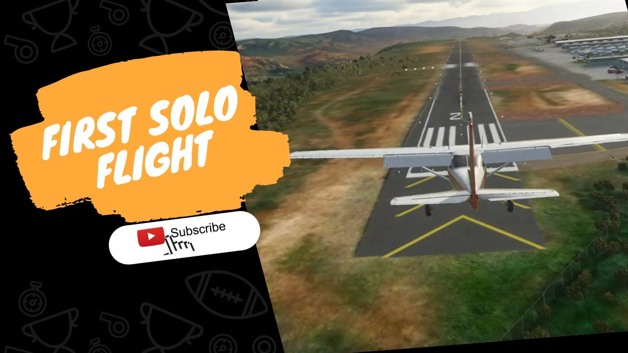 First solo flight || Microsoft Flight simulator 2020 || - YouTube