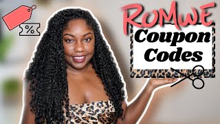 ROMWE COUPON CODES 🛍| Updated Discount Code List...Finally Found NEW CODES! (2021)