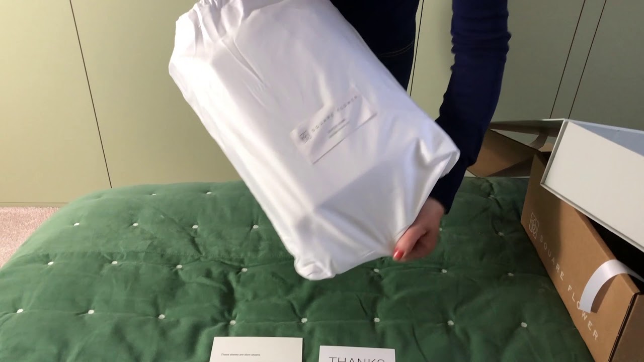 Square Flower Organic Fair-trade Cotton Bedding - Bedroom Reveal