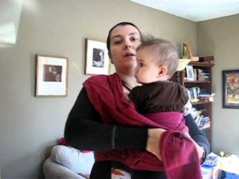 Front torso reinforced rebozo - YouTube