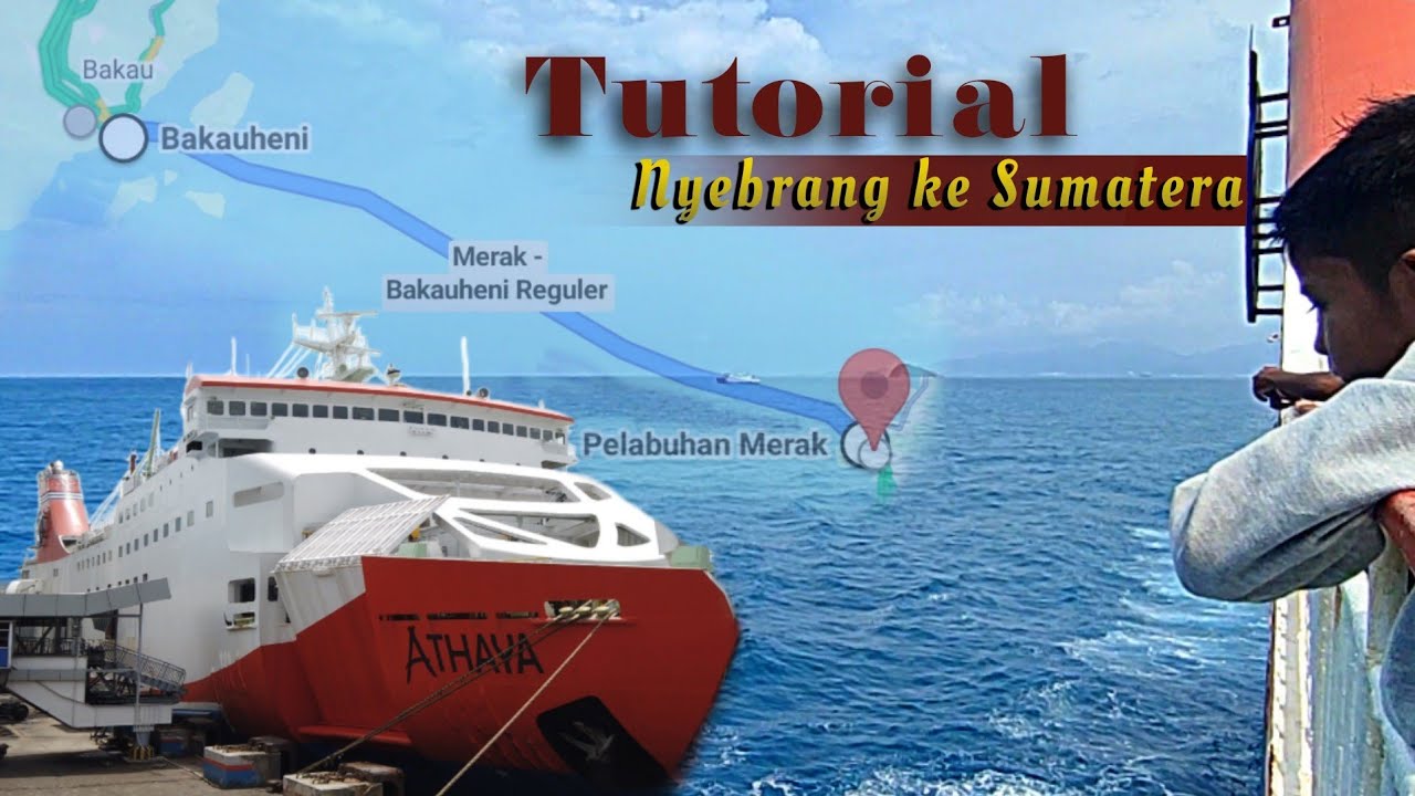 Merak - Bakauheni | Seperti ini cara menyebrang ke Sumatera untuk pejalan kaki ‼️