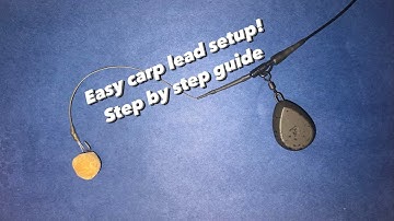Easy lead clip setup for carp fishing - Tutorial