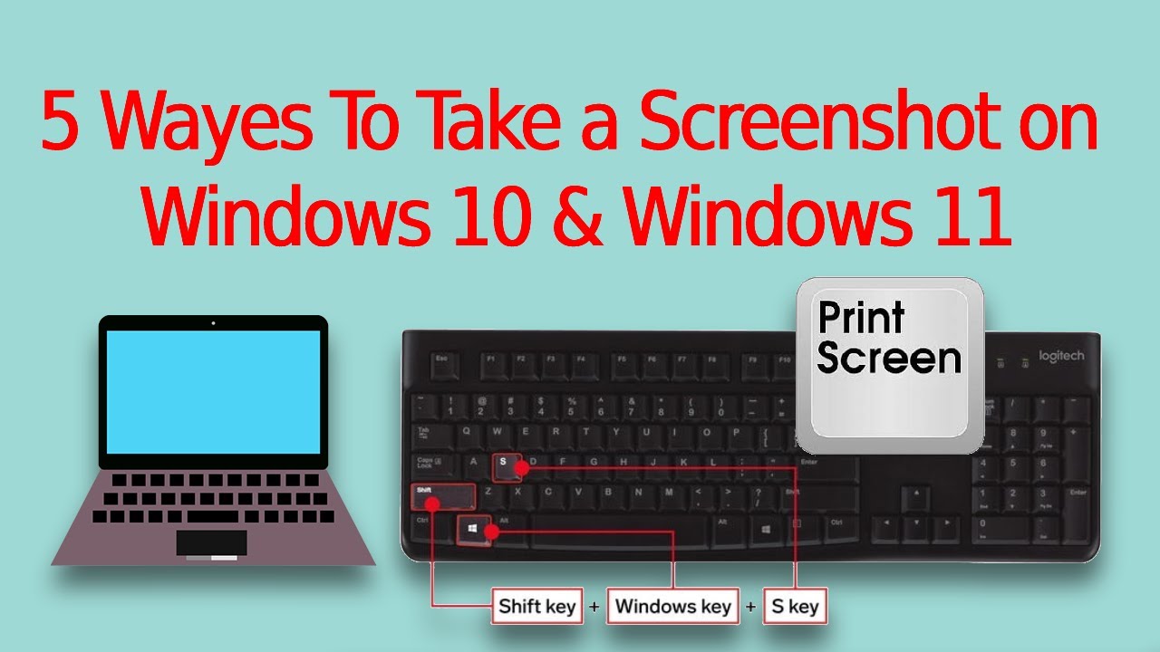 5 ways to take a Screenshot on Windows 10 and Windows 11 - YouTube