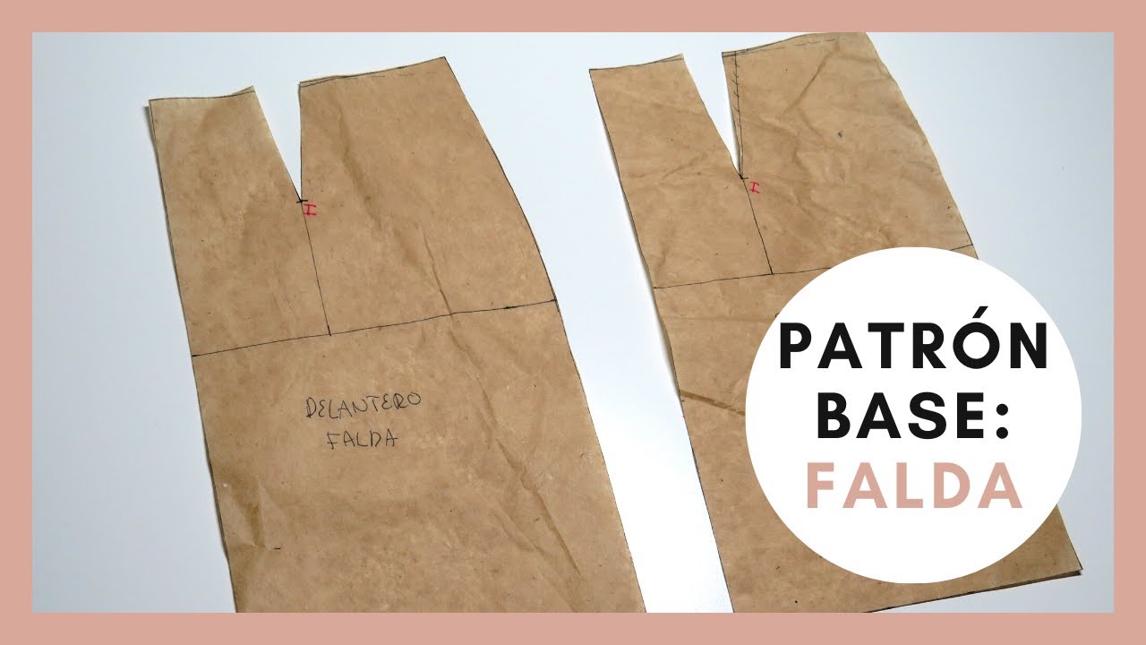 Cómo hacer el patrón base de una falda