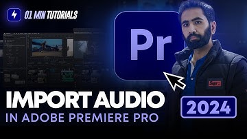 How to Import Audio in Adobe Premiere Pro 2024 | Load Audio Premiere Pro Tutorial