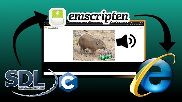 How to run an SDL2 C program in the browser with Emscripten