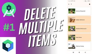 Delete Multiple Items In Android Studio Jetpack Compose | Delete Multiple Items | Part 1