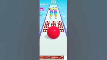 "Ball Run 2048 🌈 Amazing 👻 Gameplay 🌈| EAQ Gaming" on Y🏀🏐⚽⚾#shorts