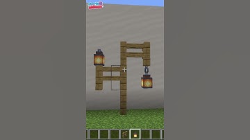 Minecraft #Shorts |  Lamp Post Design [1.17]