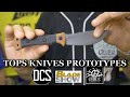 TOPS KNIVES Prototypes: A Silent Hero, Pilot's Knife and Two Tone Slicey Offerings! Blade Show 2021