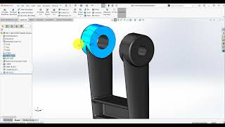 SolidWorks Tutorial on Sweep with Guide Curves: Belt Tightener Frame Part I