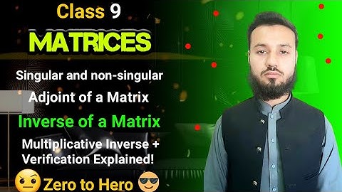 "Matrix Masterclass: Singular, Adjoint, Inverse & Multiplicative Inverse + Verification Explained!"