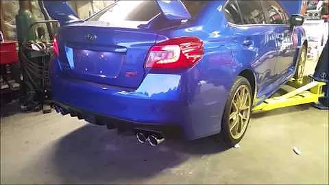 2015 STI Stock Exhaust vs Cobb Turbo Back Exhaust