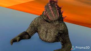 Animation test Godzilla evolved 