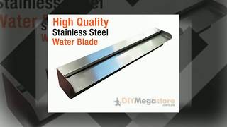 Water Feature Spillway Blade and LED Light Bar