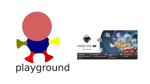Inkscape Tutorial. Inkscape 1.0 Tutorial. Beginners Simple Playground Logo.