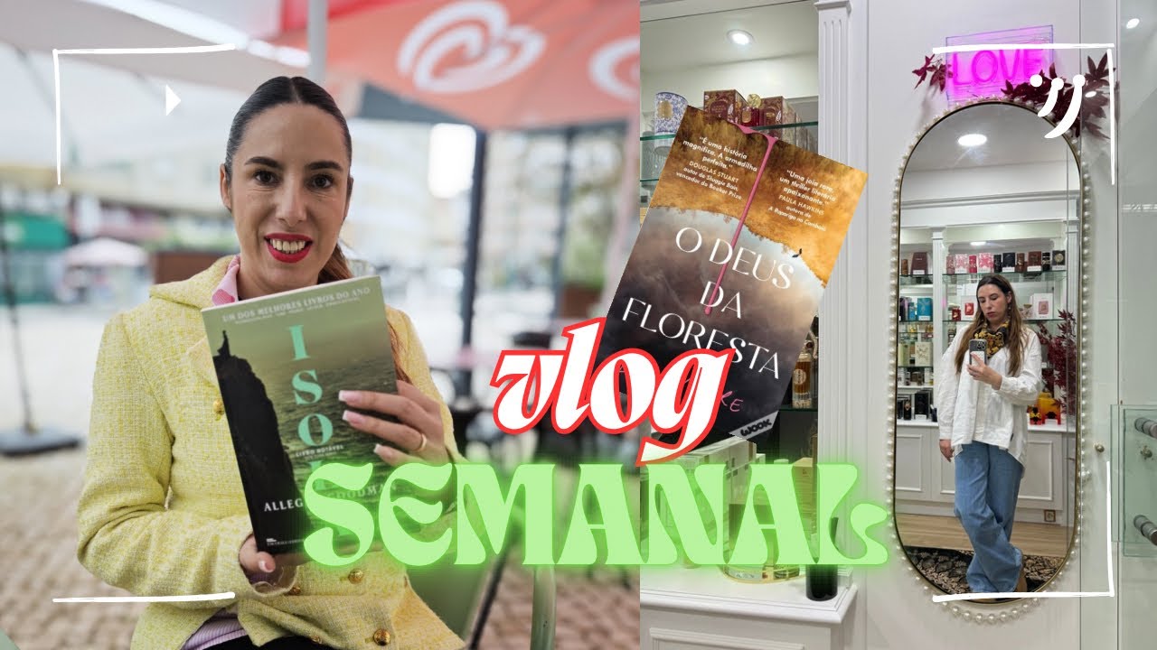 VLOG SEMANAL: Começou o SEGUNDO SEMESTRE UAb + TOUR ESCRITÓRIO + leituras