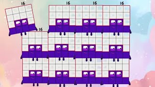 The Numberblocks Square Club | Addition Of 12 Same Square Numbers | Hello George