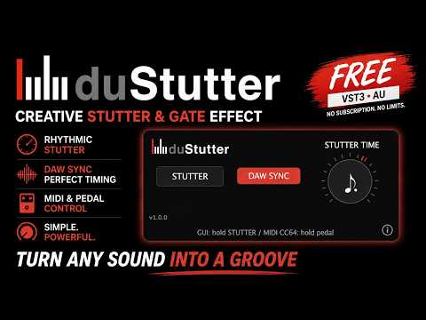 [Stutter Effects]duStutter[Free Plugin]