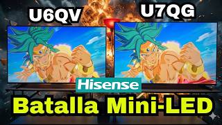 HISENSE U6QV vs U7QG / ¿Cuál de estos Smart TV Mini LED te Conviene más? 🔥🖥️