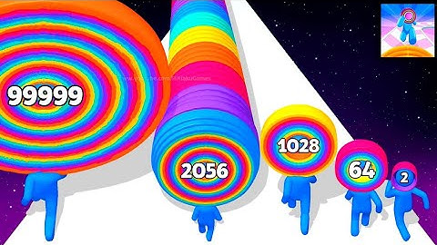 LAYER MAN 3D - ASMR Gameplay iOS,Android Walkthrough Pro Game Mobile (Level Up Big Head Man Run)